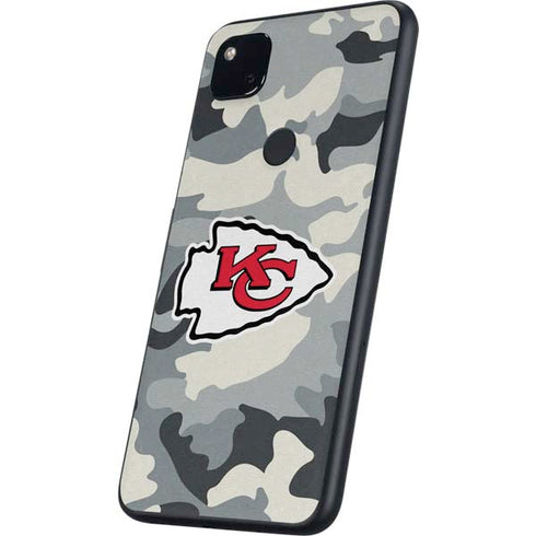 NFL Kansas City Chiefs Camo Google Pixel 4a Skin